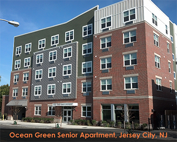 Jersey City, NJ; Ocean Green Senior Apartment, Jersey City